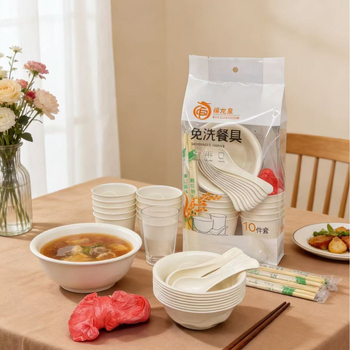 Jednokratno posuđe bez pranja, okrugle zdjele, deblje, PP, otporno na visoke temperature