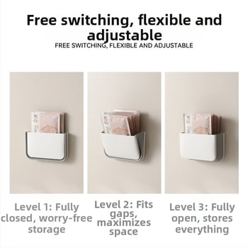 FaSoLa Cutie de depozitare pliabilă cu prindere magnetică pentru partea laterală a frigiderului, suport pentru pixuri, 88 g