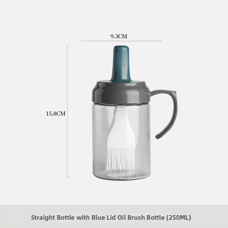Integrirana četka za ulje i boca • Staklena i silikonska konstrukcija • Otporna na visoke temperature • Za kuhinju i roštilj