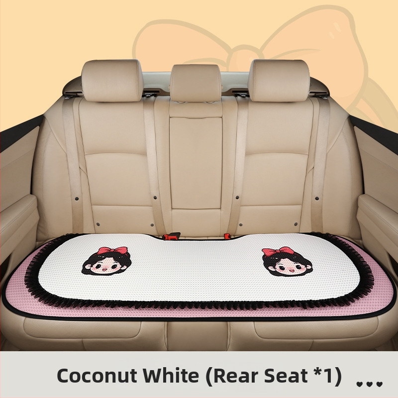 Trojdielna súprava vankúšov na autosedačku, priedušný sieťový povrch, výplň z peny, karikatúrny dizajn, vhodné pre všetky ročné obdobia