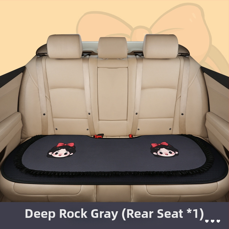 Trojdielna súprava vankúšov na autosedačku, priedušný sieťový povrch, výplň z peny, karikatúrny dizajn, vhodné pre všetky ročné obdobia