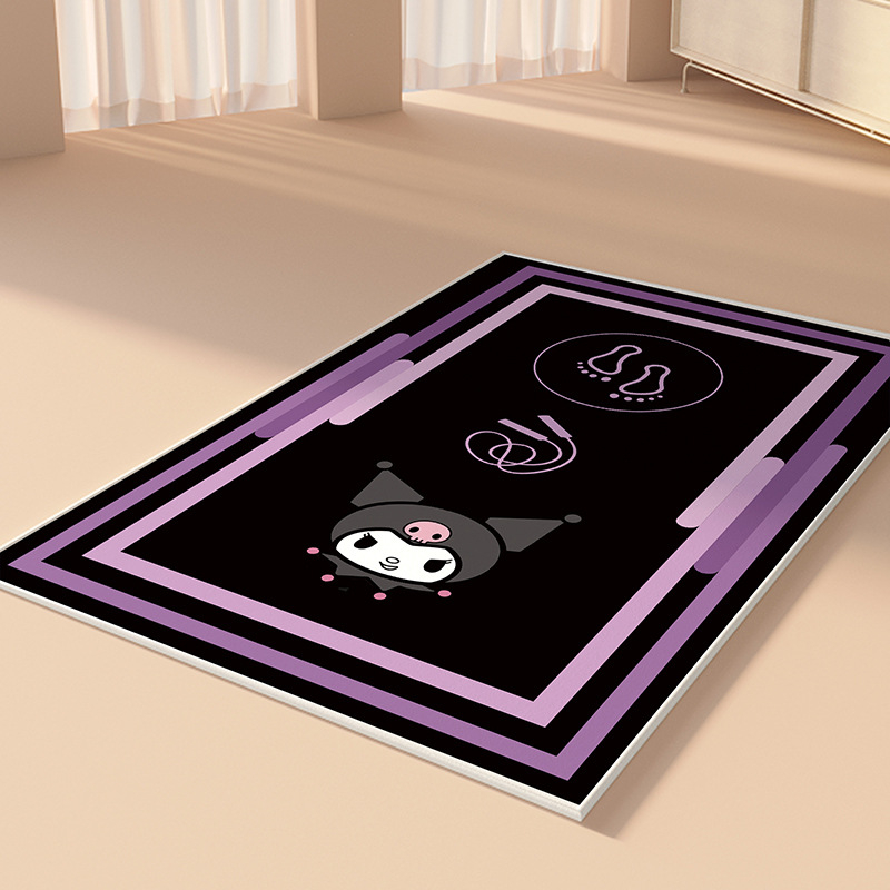 Covoraș de yoga, grosime de 6 mm, absorbție a șocurilor, antiderapant, izolare fonică, pentru uz interior