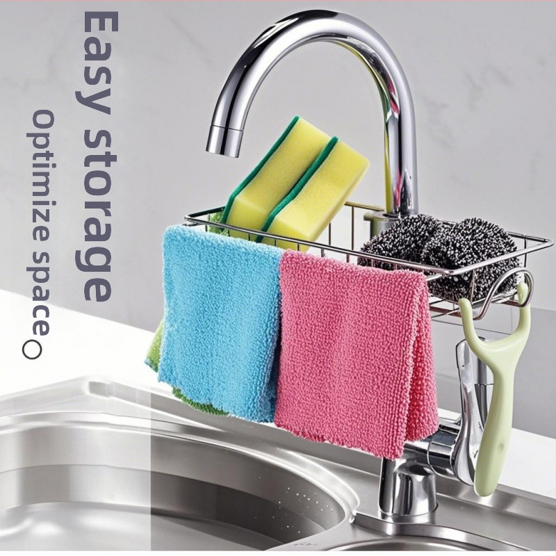 Raft de uscare pentru bucătărie montat pe perete – oțel inoxidabil, multifuncțional, mobil, design dreptunghiular