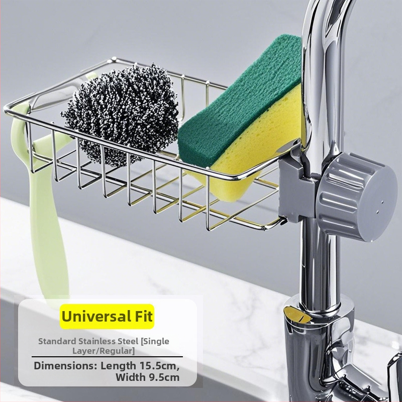 Raft de uscare pentru bucătărie montat pe perete – oțel inoxidabil, multifuncțional, mobil, design dreptunghiular