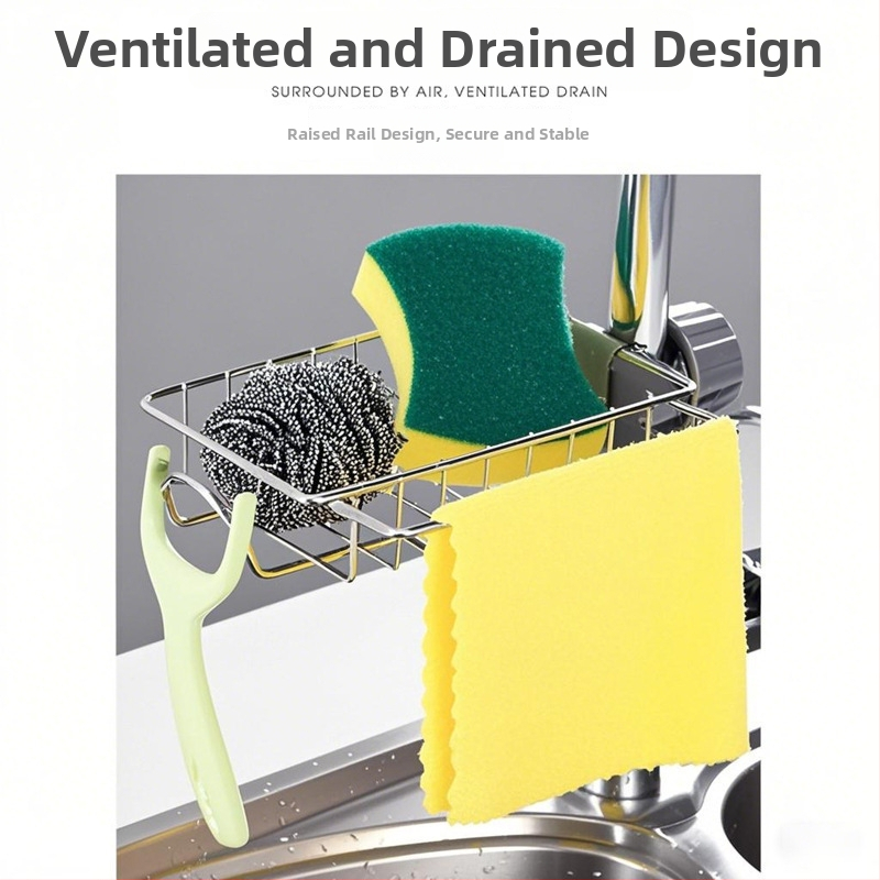 Raft de uscare pentru bucătărie montat pe perete – oțel inoxidabil, multifuncțional, mobil, design dreptunghiular