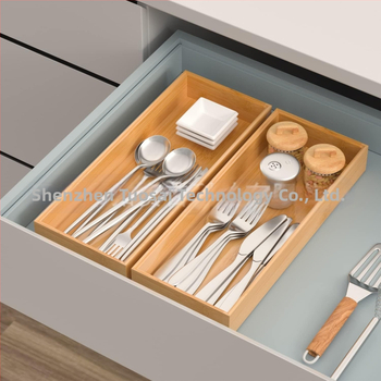 Bambus organizator za ladicu – kuhinjski pribor, xl023, moderni minimalistički stil