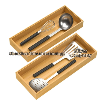 Bambus organizator za ladicu – kuhinjski pribor, xl023, moderni minimalistički stil