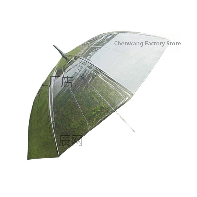 Umbrelă transparentă cu mâner lung pentru copii – Brand domestic, Stil chinezesc nou, 280 g