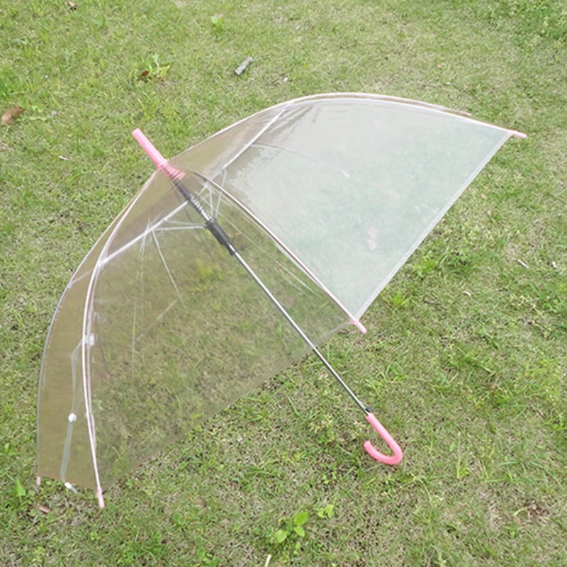 Umbrelă transparentă cu mâner lung pentru copii – Brand domestic, Stil chinezesc nou, 280 g