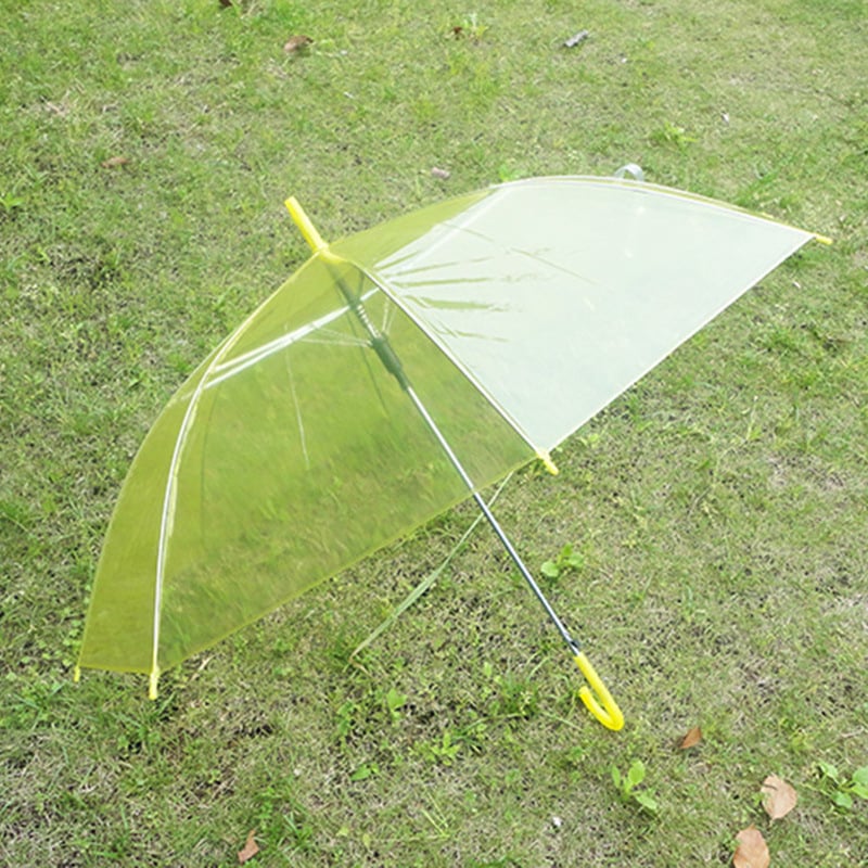 Umbrelă transparentă cu mâner lung pentru copii – Brand domestic, Stil chinezesc nou, 280 g