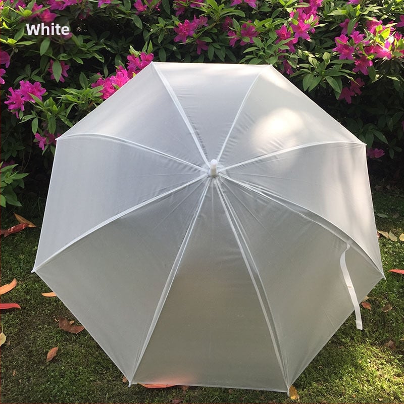 Umbrelă transparentă cu mâner lung pentru copii – Brand domestic, Stil chinezesc nou, 280 g