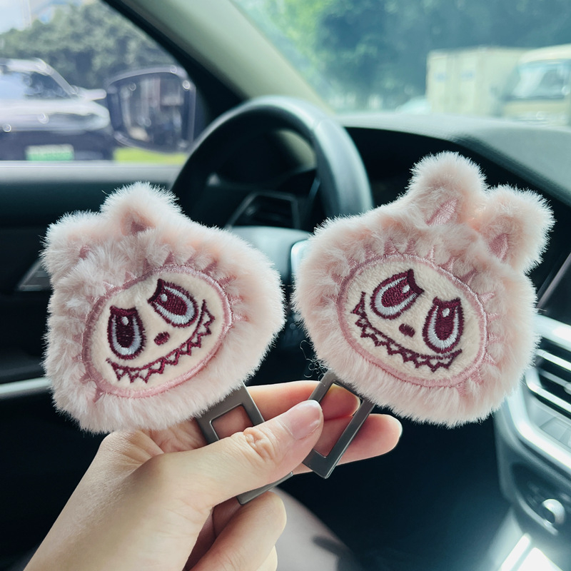 Автомобилен клип за предпазен колан с карикатурен дизайн за детски колан; материал: цинкова сплав; без персонализация; подходящ за удължител на колана