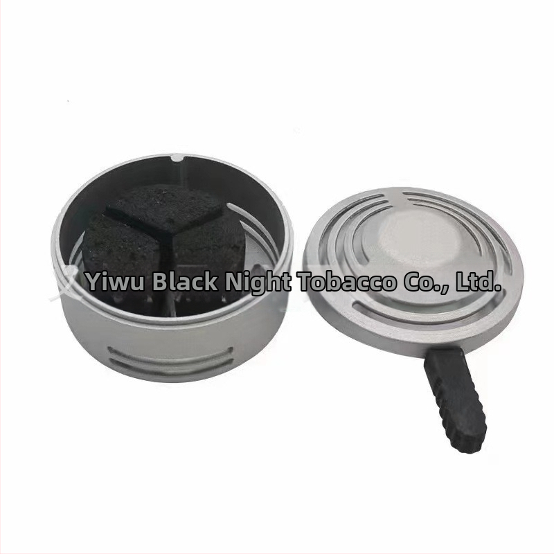 Razdjelnik ugljena za vodenu nargilu od aluminijske legure, višekratno upotrebljiv, Hy0064, 100 komada u kutiji