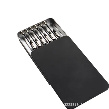 Huihang πορτοφόλι από ανοξείδωτο ατσάλι