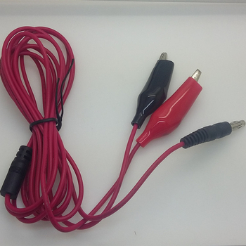 Testni kabel s banana priključkom i aligator klipsom, Y-tip, razgrananje 1:2, PVC izolacija, duljina 200 cm