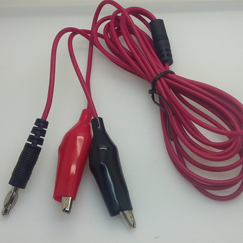 Testni kabel s banana priključkom i aligator klipsom, Y-tip, razgrananje 1:2, PVC izolacija, duljina 200 cm