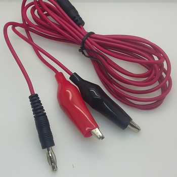 Testni kabel s banana priključkom i aligator klipsom, Y-tip, razgrananje 1:2, PVC izolacija, duljina 200 cm