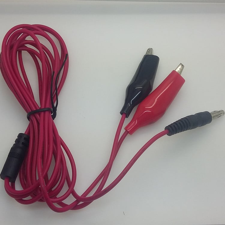 Testni kabel s banana priključkom i aligator klipsom, Y-tip, razgrananje 1:2, PVC izolacija, duljina 200 cm