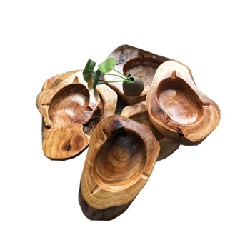 Drveni pepelnjak s kariranim dizajnom i skladišnim prostorom, kineskog stila, Yinghui Port, mogućnost otiska logotipa