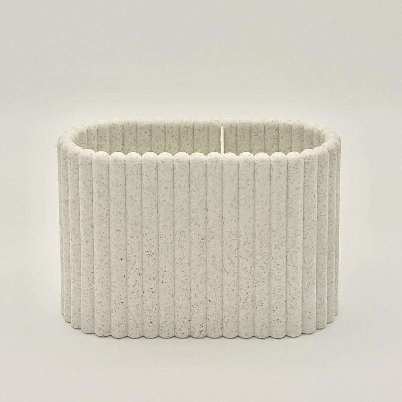 Cutie de depozitare pentru pensule de machiaj — design modern minimalist, construcție din plastic (Brand Hengfan; Cod produs Hf402; Importat: Da)