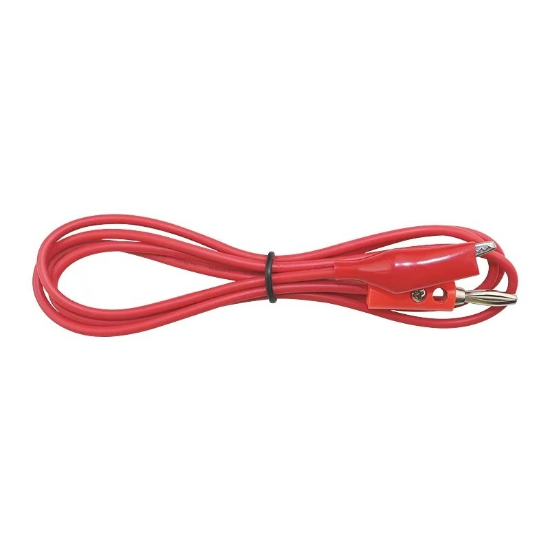 Krokodil kliješta za banana konektor 4 mm - testni kabel, Ytx-001, 2-žilni, zlatno-niklani kontakti, PVC izolacija, AC/DC sučelje