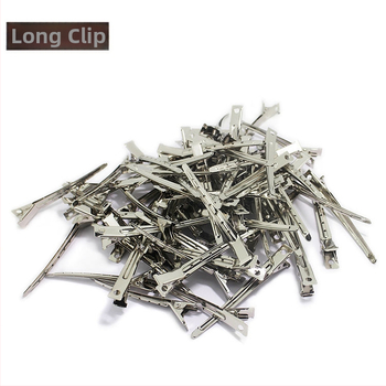 Kovový klip na zobák s dlhým zobákom, sedem otvorov, vlnitý úchyt, balenie 12 ks