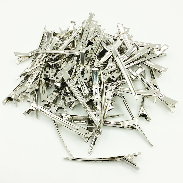 Метален клип за клюн с дълга уста, седем отвора, вълнообразна захватка, пакет 12 броя