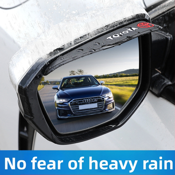 Sticker impermeabil pentru oglinda retrovizoare a mașinii - PVC, model universal, stil logo auto, personalizabil
