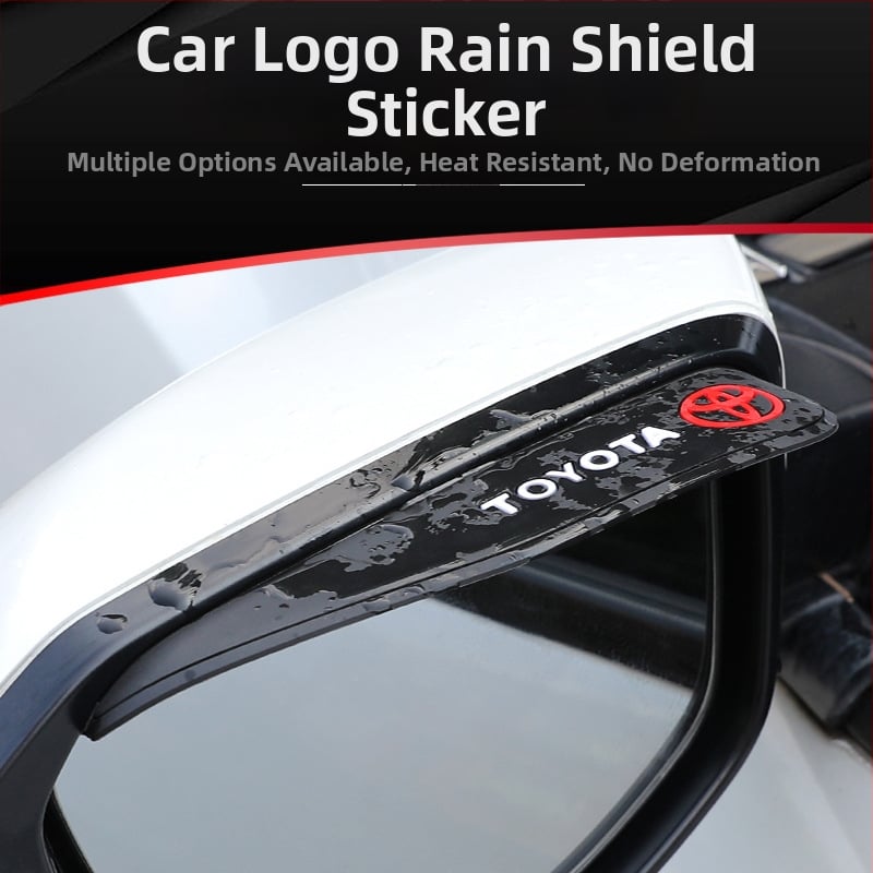 Sticker impermeabil pentru oglinda retrovizoare a mașinii - PVC, model universal, stil logo auto, personalizabil