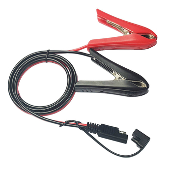 SAE adapter od utičnice do krokodilskih klipsa, kabel s 2 vodova, PVC izolacija, za baterije i solarne primjene, Jinking Electronics