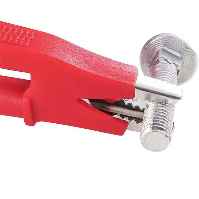 Проводник със крокодилски щипки, универсален за високи токове, двустранен, никелирано желязо с PVC изолация, модел SG70036Plus