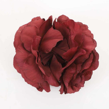 Accesoriu pentru păr lucrat manual, cu floare de mătase și clips crocodil pentru femei