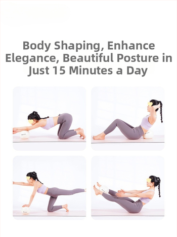 ABS joga lopta, zosilnená, proti prasknutiu, na formovanie bokov a posilnenie panvového dna – Pilates lopta