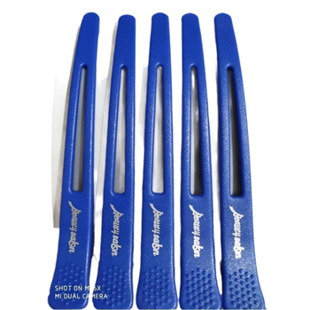 Mythus klipsi za kosu za salone – bez tragova aligator klipsa s gumastim vrhovima, profesionalna uporaba