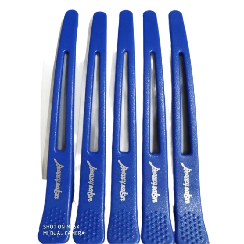 Mythus klipsi za kosu za salone – bez tragova aligator klipsa s gumastim vrhovima, profesionalna uporaba