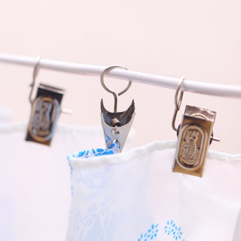 Κλιπ αποθήκευσης με γάντζο για κουρτίνες – Yusiya, σιδερένιο κλιπ, παγκόσμια χρήση, πολυχρηστικό, μοντέρνος μινιμαλισμός