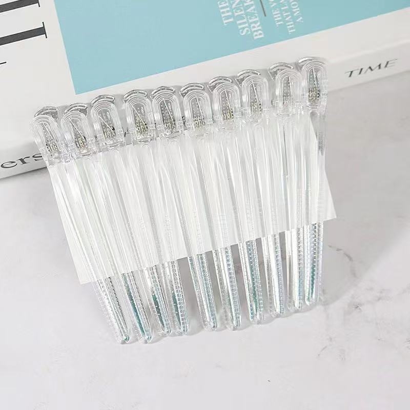 Aluminijski klip za kosu za profesionalce, klip u obliku kljuna patke za frizuru, bez tragova