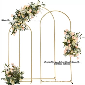 Σιδερένια γαμήλια αψίδα διακόσμησης με μπαλόνια και ράφι λουλουδιών για φόντο - υλικό: σίδηρος; συσκευασία: χαρτοκιβώτιο; κατάλληλο για: γάμο