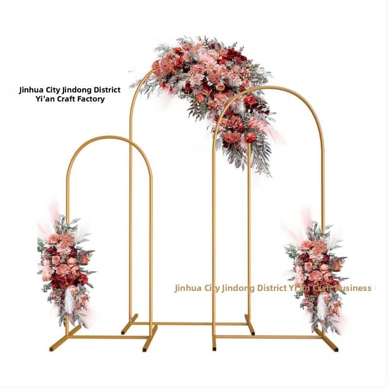 Σιδερένια γαμήλια αψίδα διακόσμησης με μπαλόνια και ράφι λουλουδιών για φόντο - υλικό: σίδηρος; συσκευασία: χαρτοκιβώτιο; κατάλληλο για: γάμο