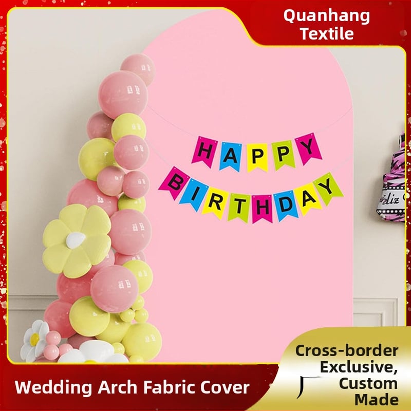 Μεταλλική αψίδα U-σχήματος για γάμο — σετ backdrop διακόσμησης, ευέλικτό υλικό, προσαρμοζόμενο