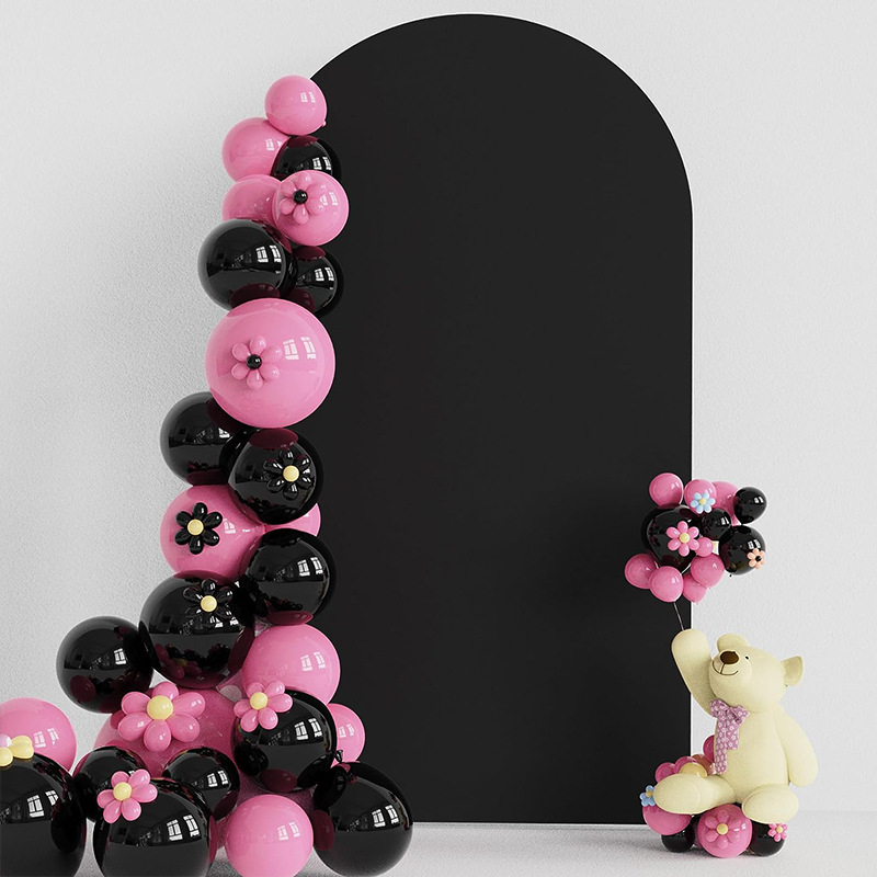 Μεταλλική αψίδα U-σχήματος για γάμο — σετ backdrop διακόσμησης, ευέλικτό υλικό, προσαρμοζόμενο