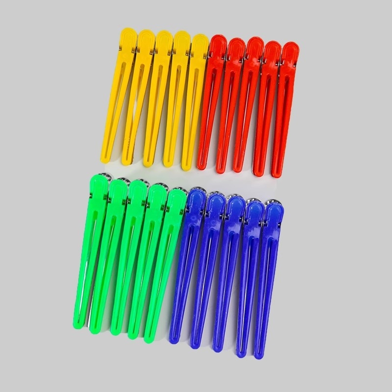 Клип за коса за прически – безшевен клип, тип клюн/алигатор, за кичури и фризьорски салон