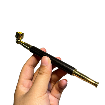 Retro set pipe s usnikom od crvenog drveta i držačem za cigarete, jednostavan dizajn, 1 kom