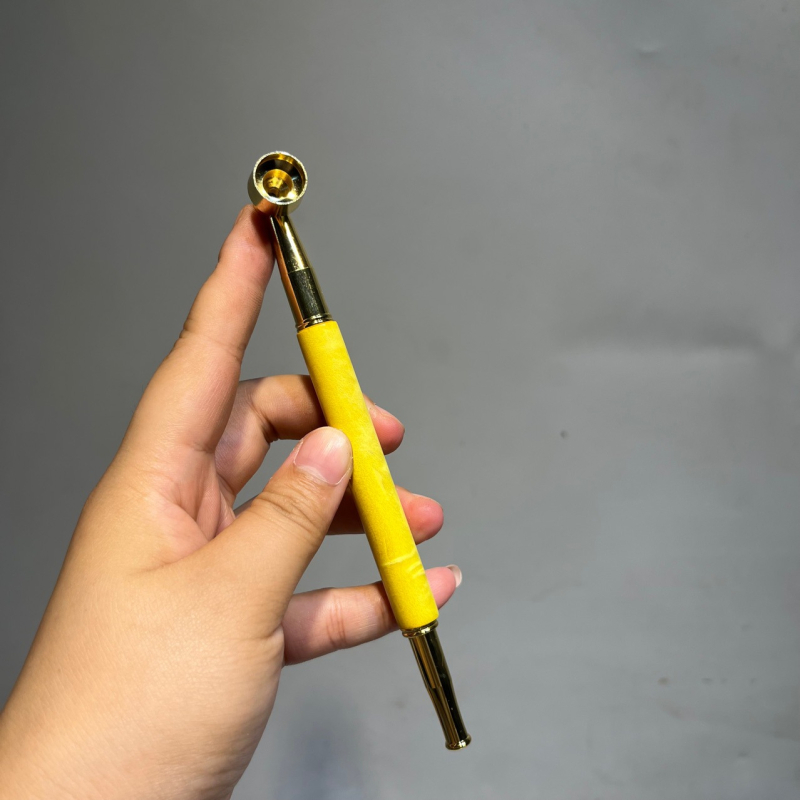 Retro set pipe s usnikom od crvenog drveta i držačem za cigarete, jednostavan dizajn, 1 kom