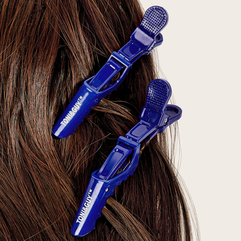 Sjajna krokodil klipsa za kosu, plastična, salonski alat za razdvajanje kose