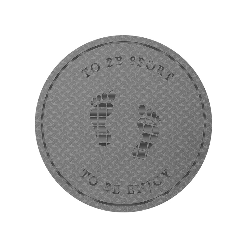Kućni mat za trčanje i fitness s tlom od udaraca, kružni anti-klizni mat za preskakanje bez užeta, za djecu; Materijal: TPE; Težina: 1200 g; Debljina: 20 mm