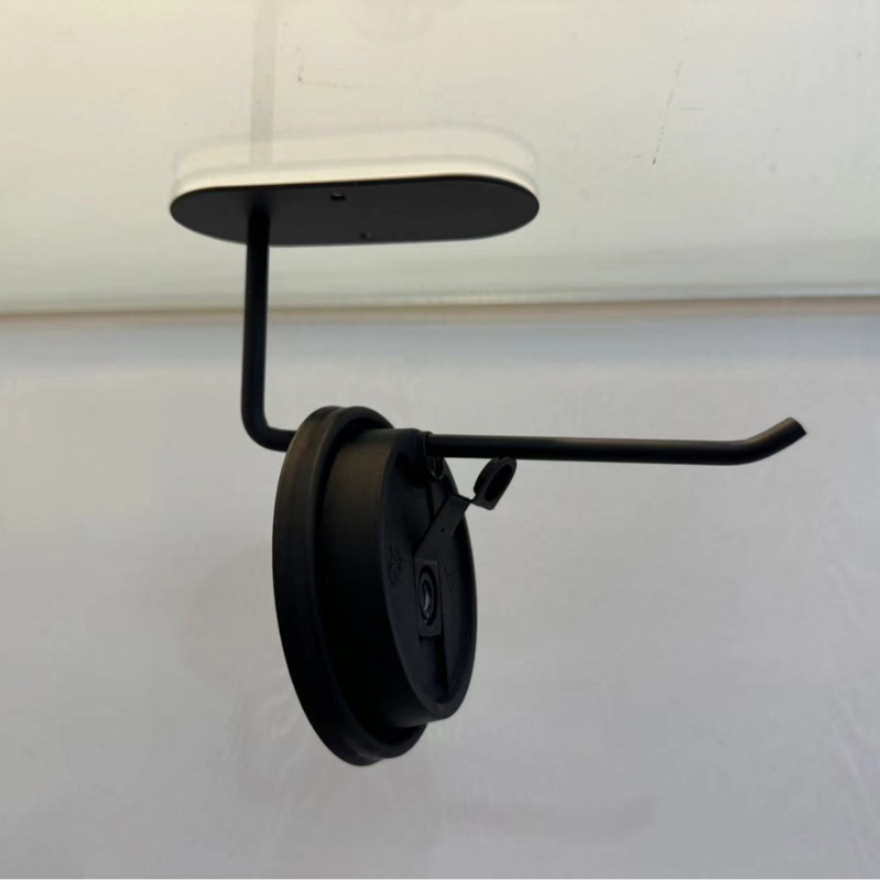 Ράφι κουζίνας από ανοξείδωτο ατσάλι, εγκατάσταση χωρίς διάτρηση, ένα επίπεδο, μοντέλο SXZJ, φορτίο 3 kg, φινίρισμα βουρτσισμένο