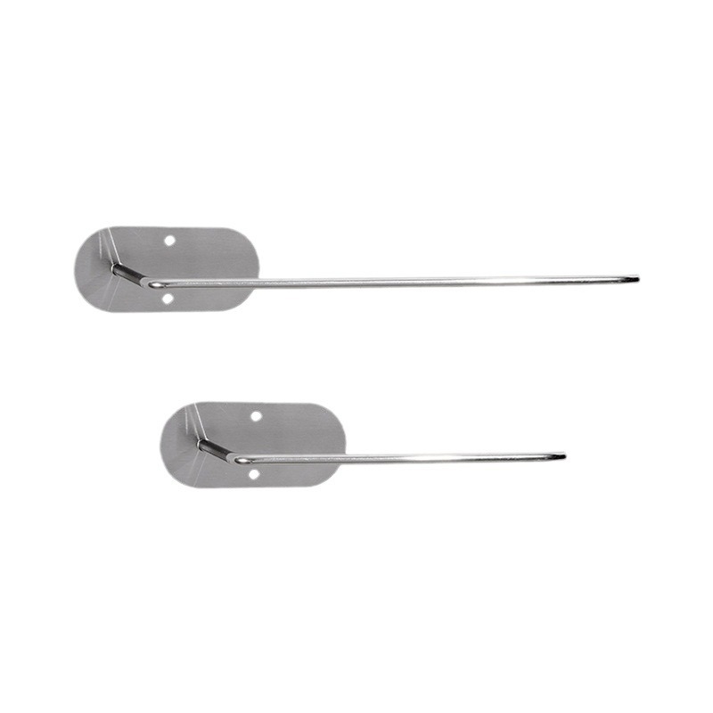 Ράφι κουζίνας από ανοξείδωτο ατσάλι, εγκατάσταση χωρίς διάτρηση, ένα επίπεδο, μοντέλο SXZJ, φορτίο 3 kg, φινίρισμα βουρτσισμένο