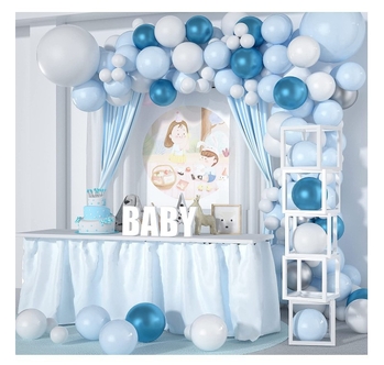 Lančani set balona za rođendanske i svadbene lukove — LaTeX materijal, latex baloni, okrugli oblik, bez tiskanog logotipa, pogodno za rođendane, Dan zaljubljenih, vjenčanje, Dan djece