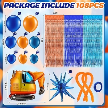 Set balonske arke s latex kugličastim balonima, ispis logotipa Can, pakiranje 20x30x4 cm, težina 500 g